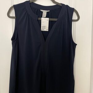 H&M navy blouse